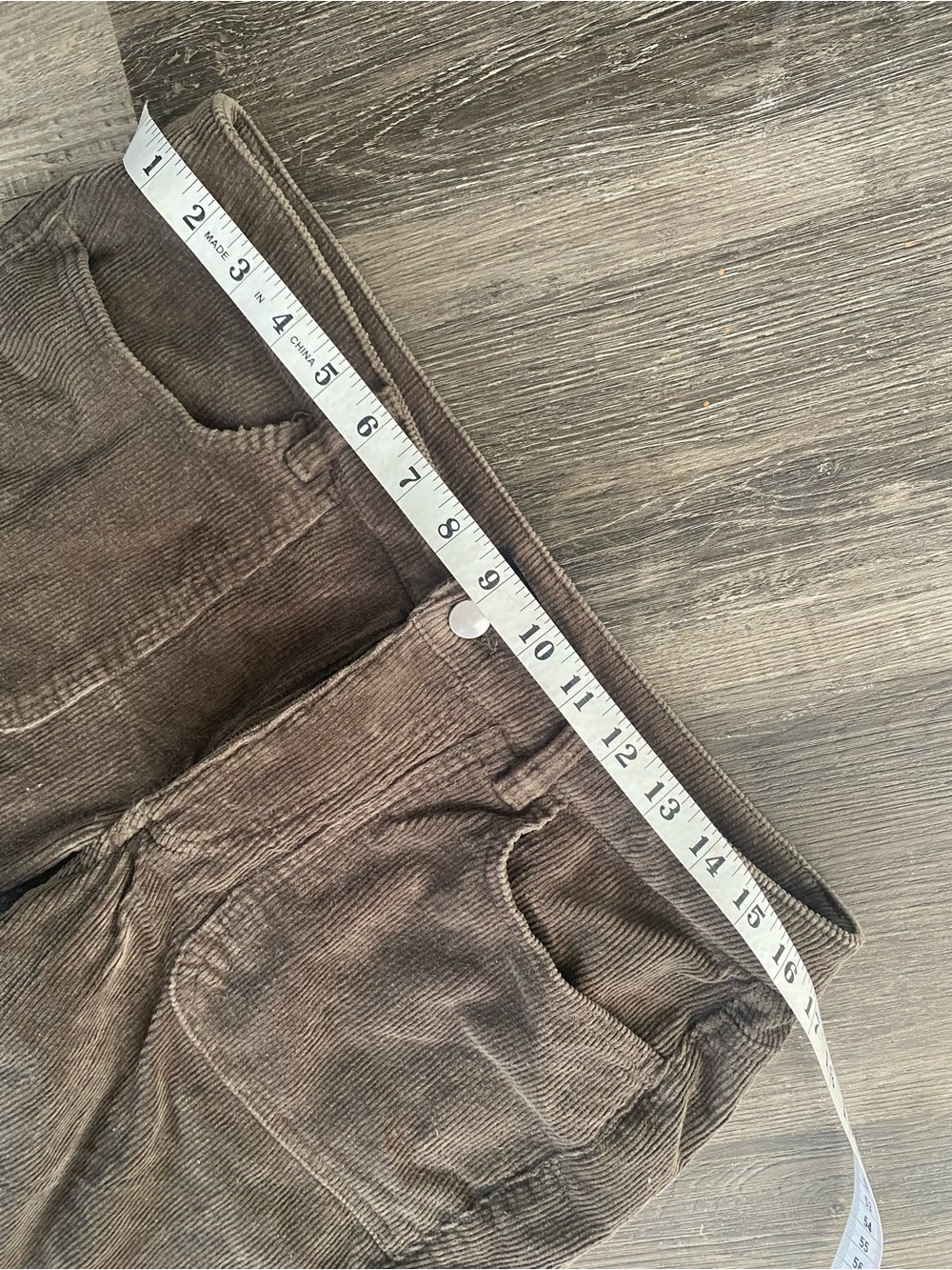 Quince cordurory pants 10 seaweed green Organic Stretch Corduroy Flare Pants - Picture 4 of 5